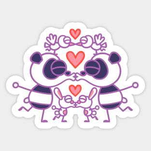 Kissing Time Sticker